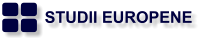 STUDII EUROPENE
